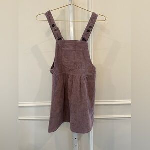 A.P.C. Corduroy Overall Dress in Mauve